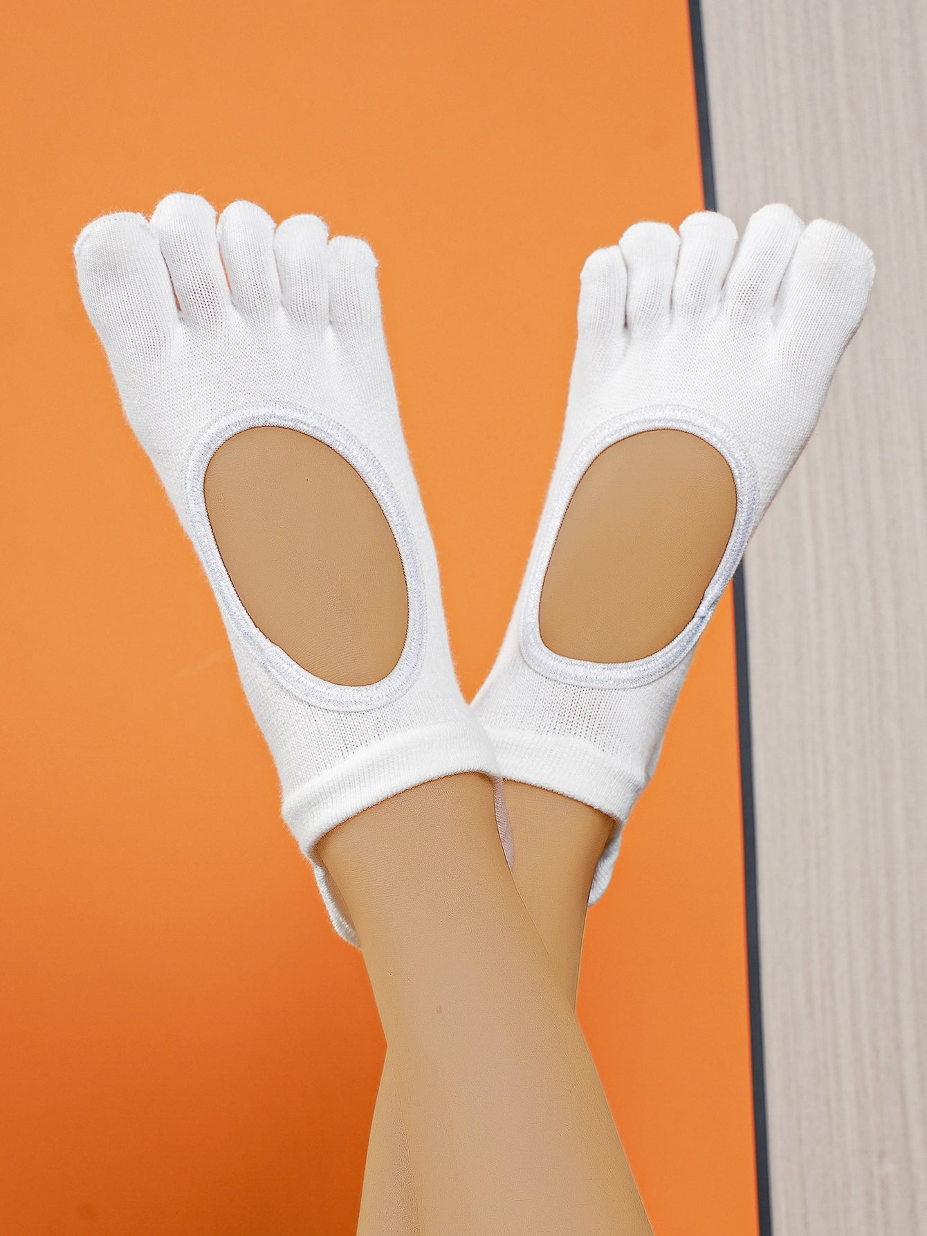 【Yoga Socks】V3白银-女士五指瑜伽普拉提运动袜