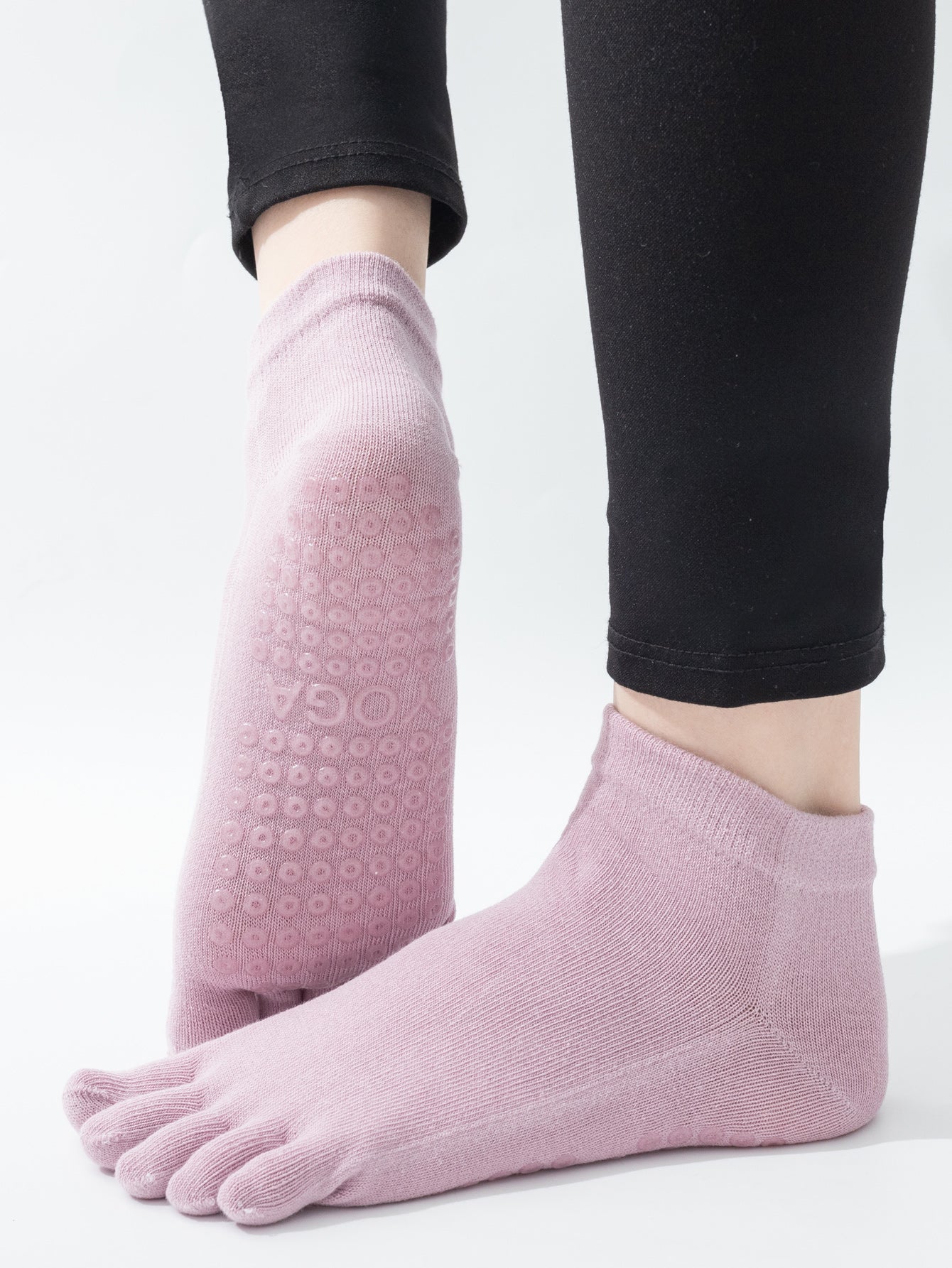 【Yoga Socks】G2浅紫-女士五指瑜伽普拉提运动袜