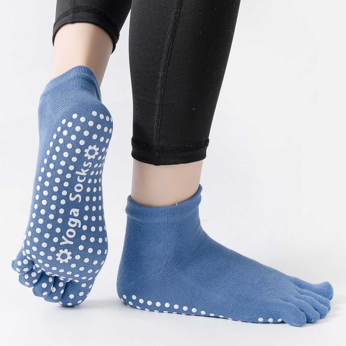 【Yoga Socks】G6深蓝-女士五指瑜伽普拉提运动袜