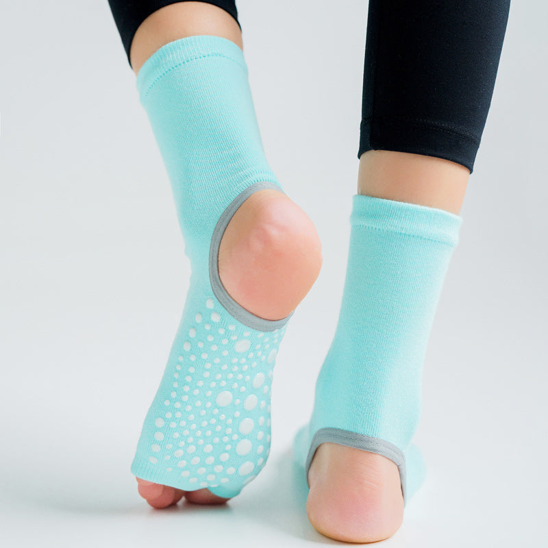 【Yoga Socks】J6翠绿-女士长筒二指瑜伽普拉提运动袜