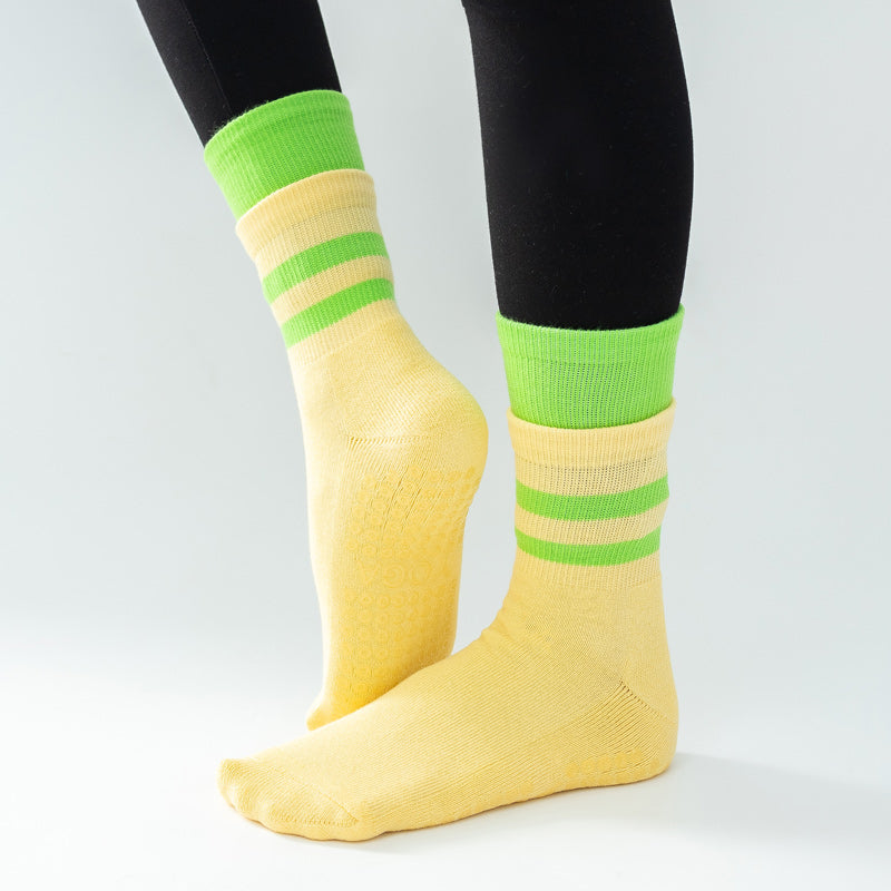 TAZK Women's Terry Sports Socks D10 Red
