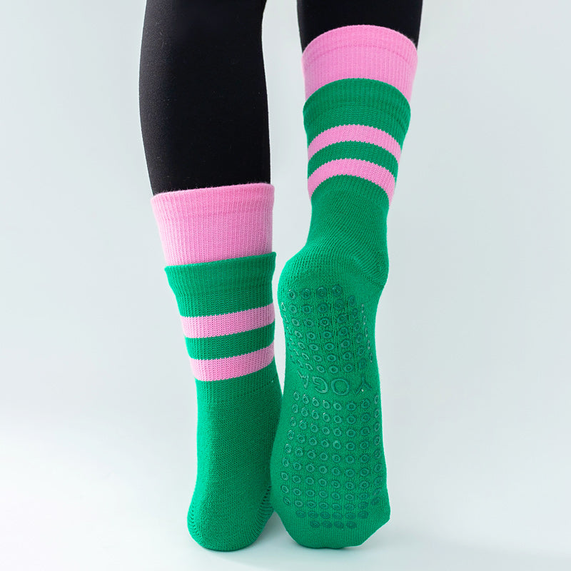 TAZK Women's Terry Sports Socks D10 Red