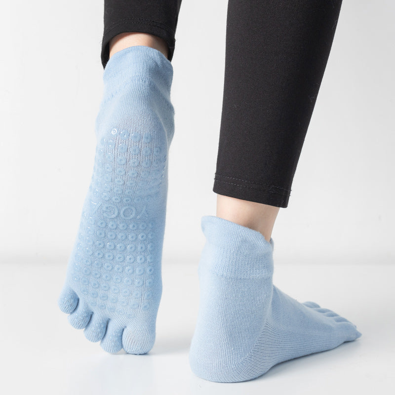 【Yoga Socks】G3浅蓝-女士五指瑜伽普拉提运动袜