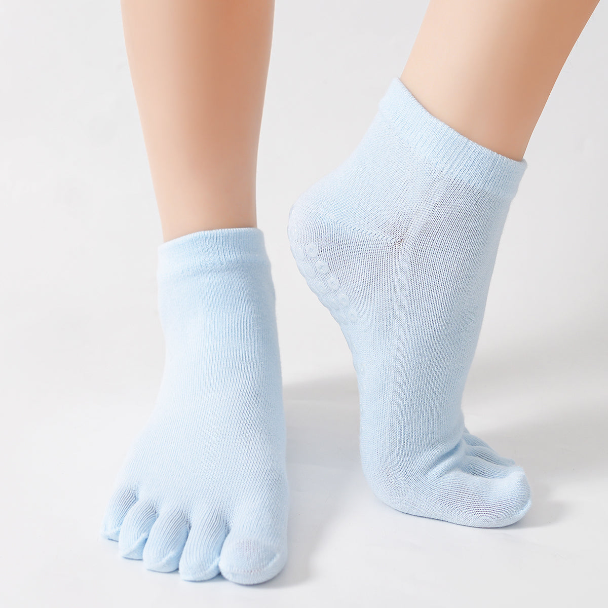 【Yoga Socks】G4浅蓝-女士五指瑜伽普拉提运动袜