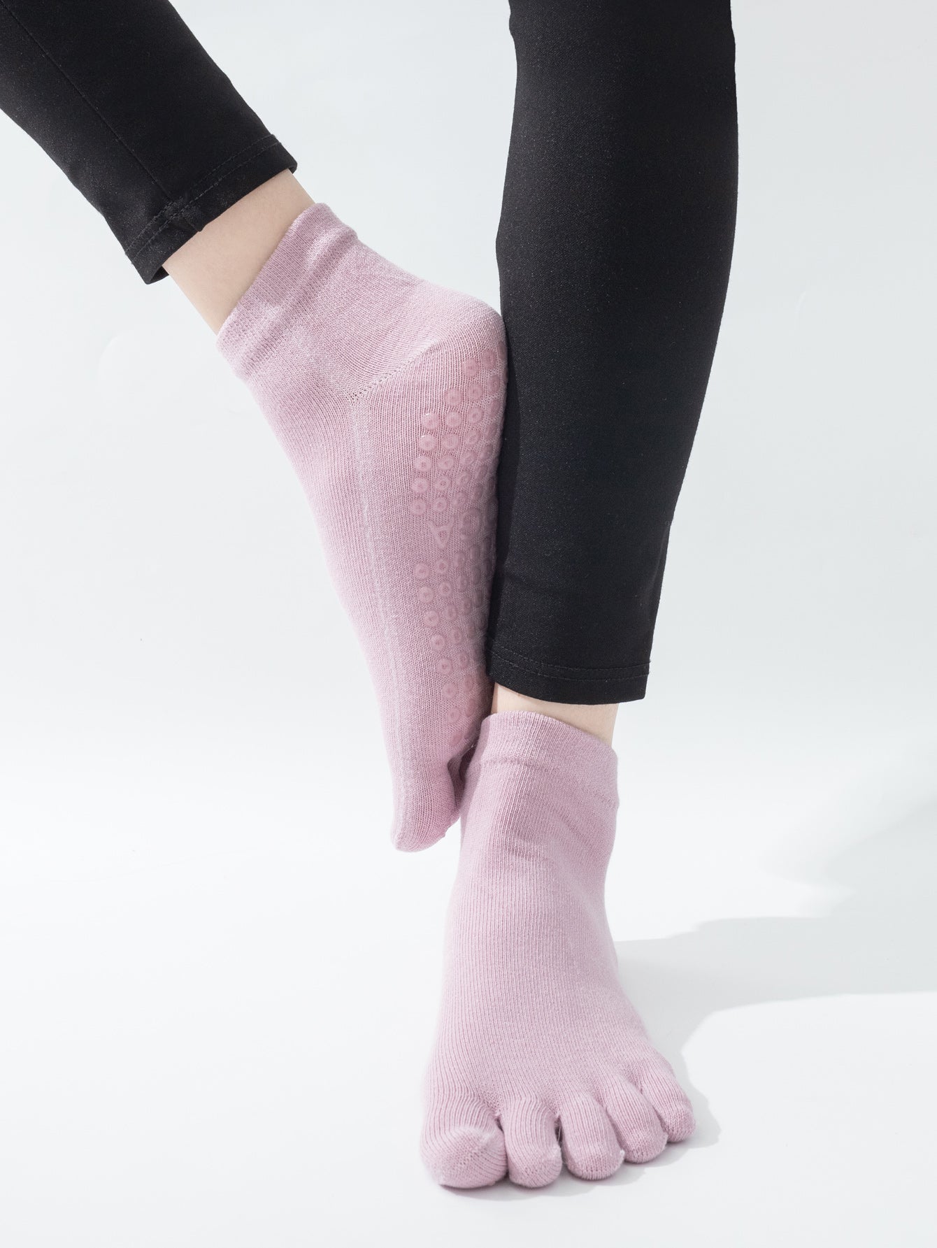 【Yoga Socks】G2浅紫-女士五指瑜伽普拉提运动袜