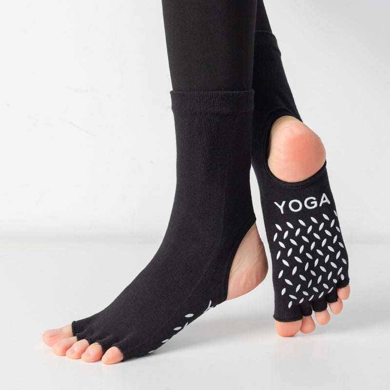 TAZK Women's Half Toe Sports Socks F1 Multicolor