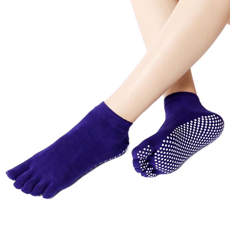 【Yoga Socks】G1紫罗兰-女士五指瑜伽普拉提运动袜