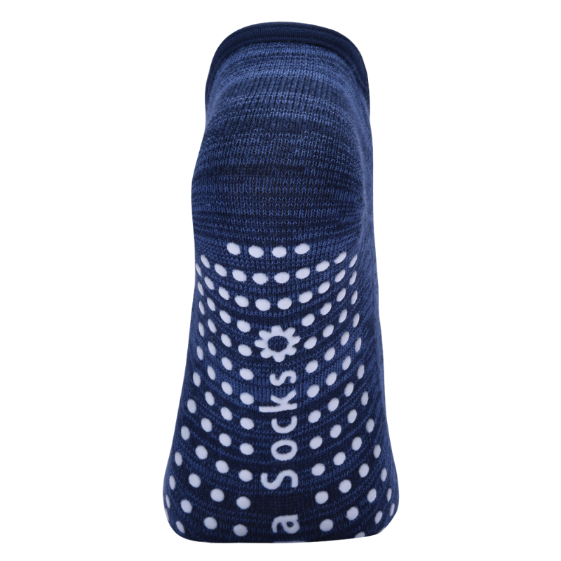 【Yoga Socks】F7青蓝-女士段色半趾瑜伽普拉提运动袜