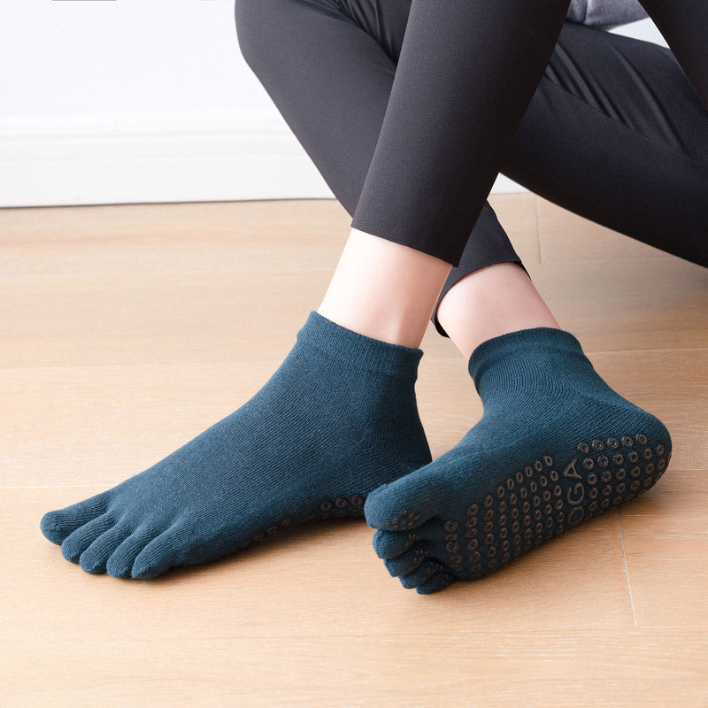 【Yoga Socks】G2墨绿-女士五指瑜伽普拉提运动袜