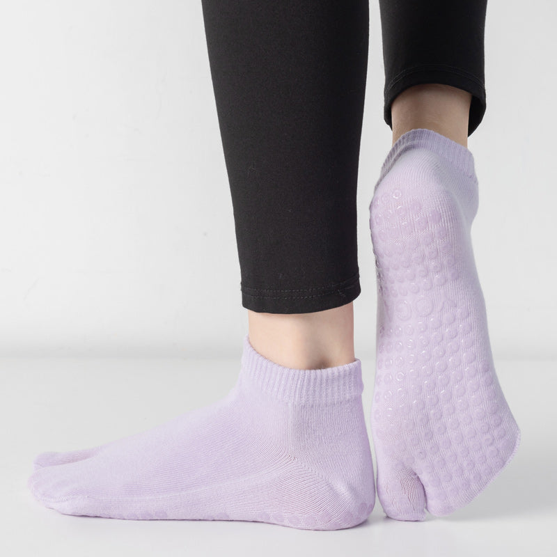 【Yoga Socks】X2浅紫-女士二指瑜伽普拉提运动袜