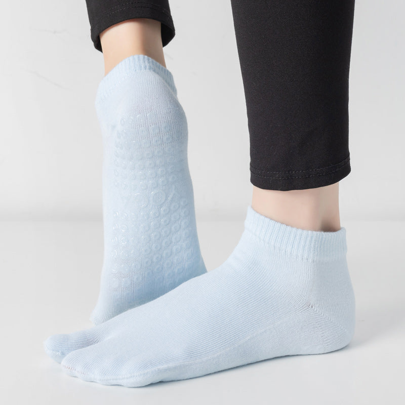 【Yoga Socks】X2浅蓝-女士二指瑜伽普拉提运动袜