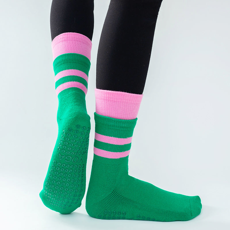 TAZK Women's Terry Sports Socks D10 Red