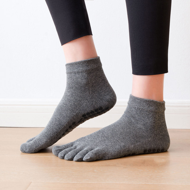 【Yoga Socks】G2深麻灰-女士五指瑜伽普拉提运动袜