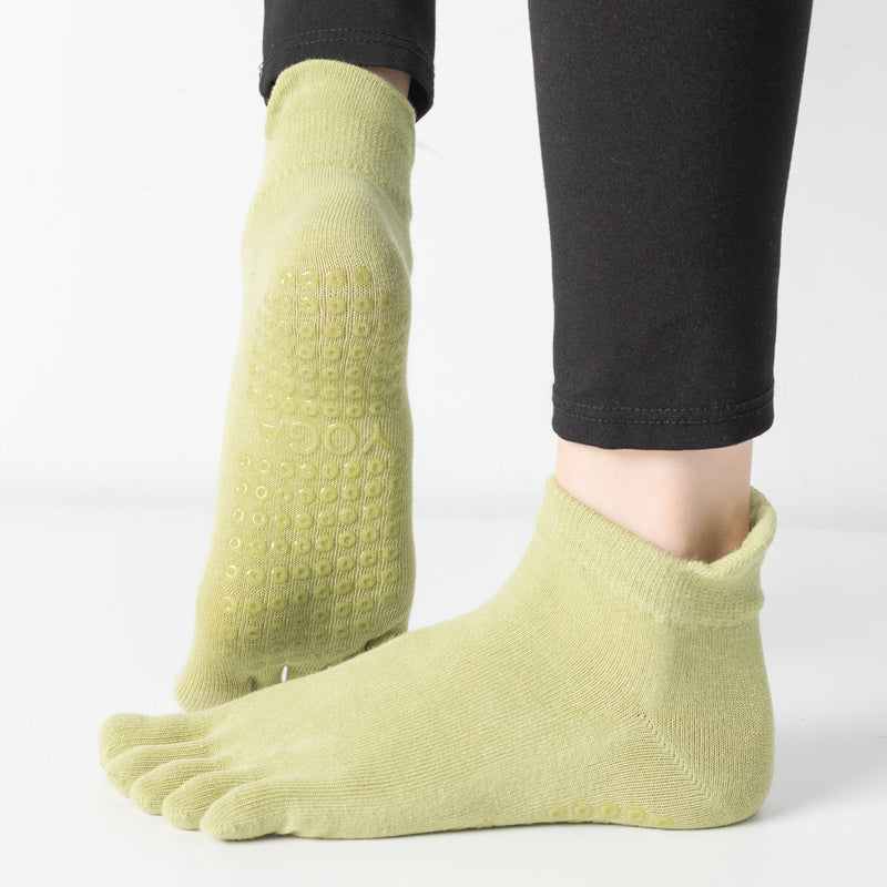 【Yoga Socks】G3绿色-女士五指瑜伽普拉提运动袜