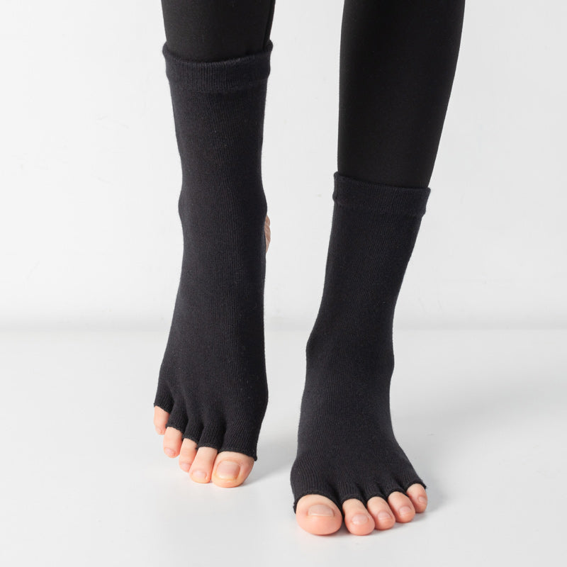 TAZK Women's Half Toe Sports Socks F1 Multicolor