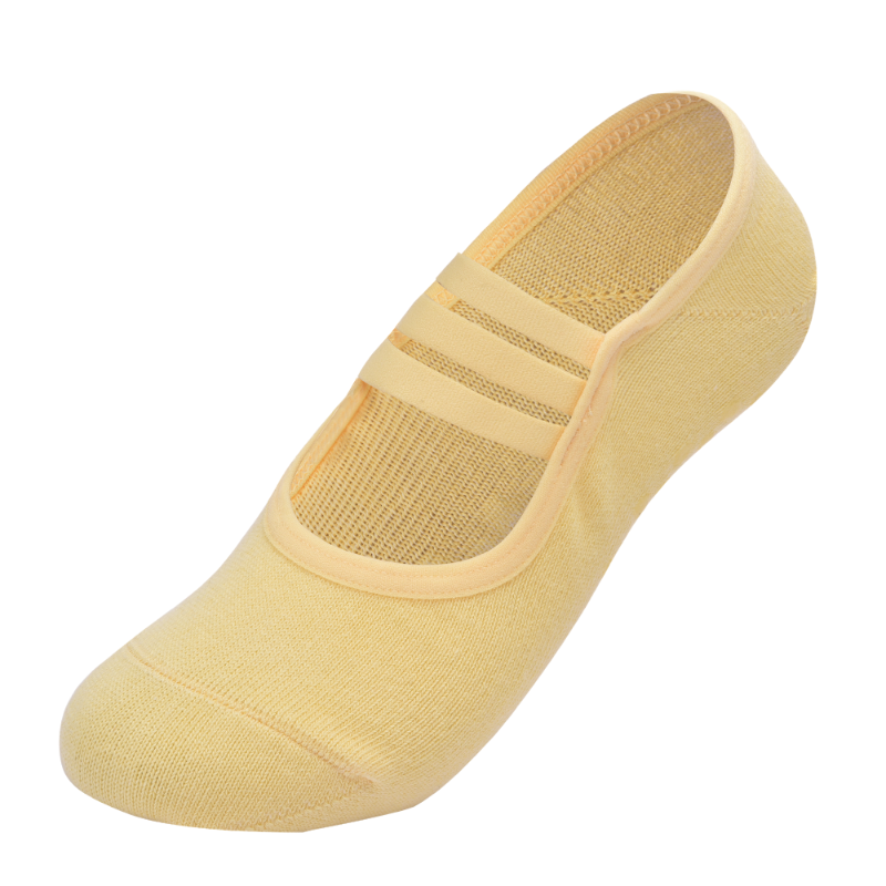 TAZK Women's Sports Socks H10 Yellow