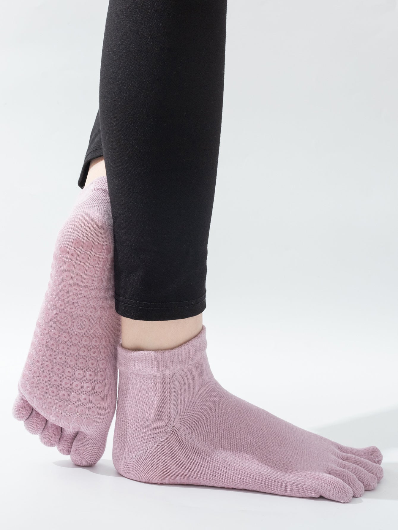 【Yoga Socks】G2浅紫-女士五指瑜伽普拉提运动袜
