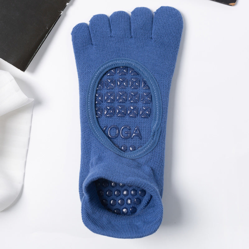 【Yoga Socks】V1深蓝-女士五指瑜伽普拉提运动袜