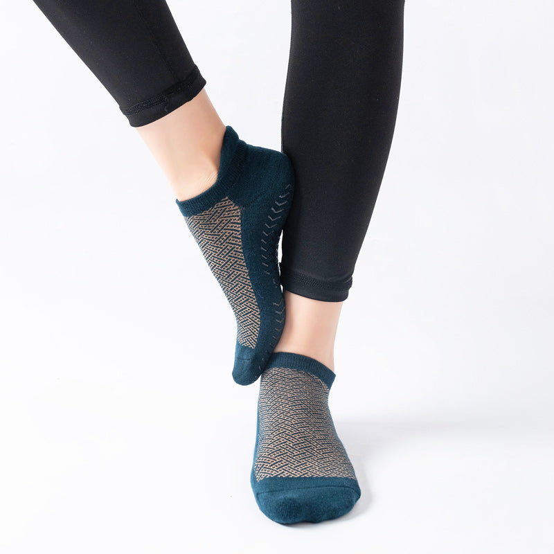 TAZK unisex terry sports socks D5 black and white