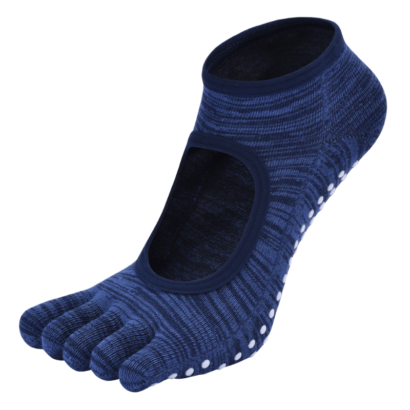 【Yoga Socks】V7青蓝-女士段色瑜伽普拉提运动袜