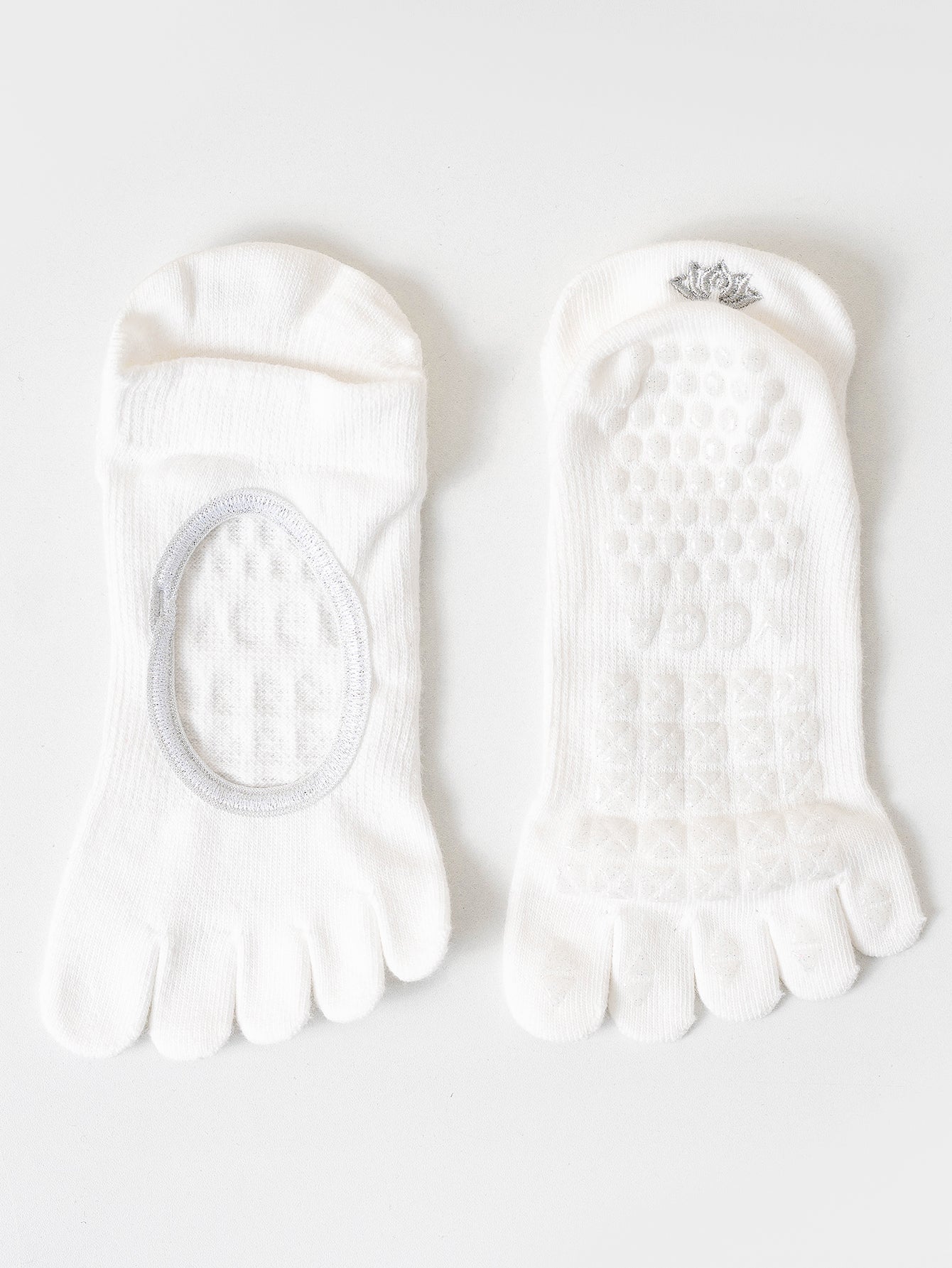 【Yoga Socks】V3白银-女士五指瑜伽普拉提运动袜