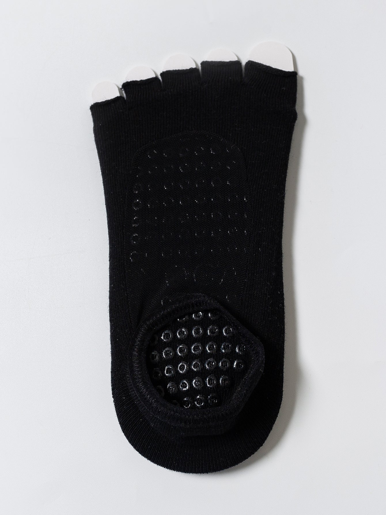 【Yoga Socks】T5黑色-女士网纱半趾瑜伽普拉提运动袜