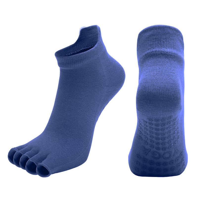 【Yoga Socks】U1深蓝-女士半趾瑜伽普拉提运动袜