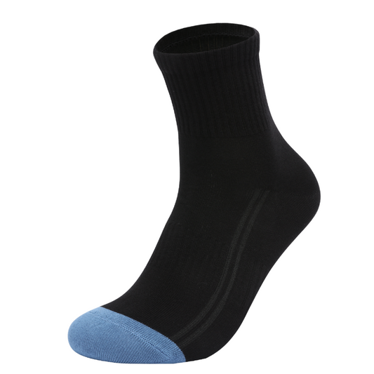 TAZK Men's Mid-Tube Commuter Socks A1 Black and Blue