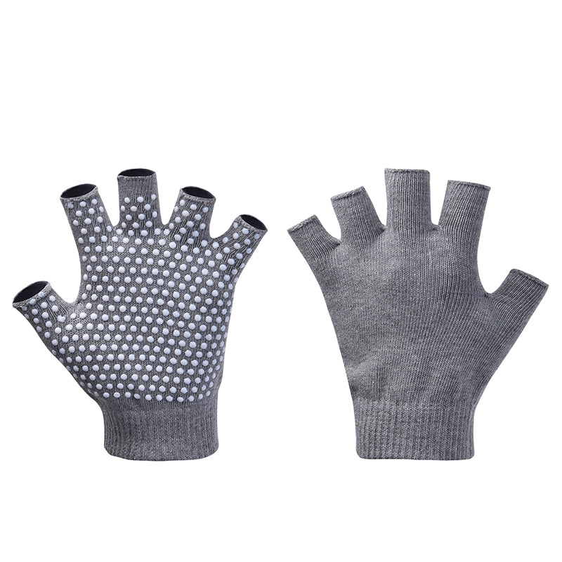 【Sport Gloves】A1浅麻灰-女士半指健身运动手套