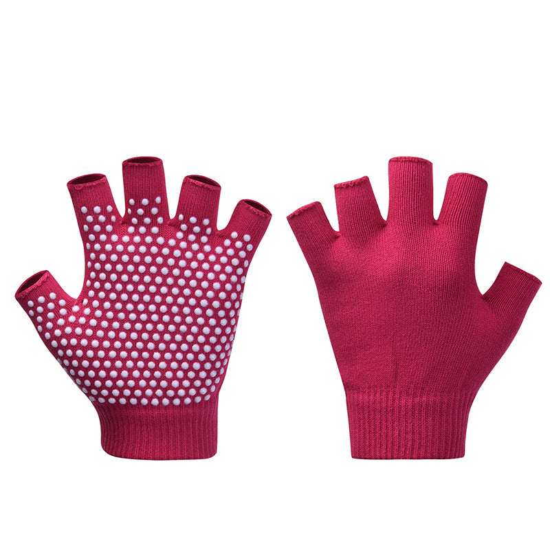 【Sport Gloves】A1玫红-女士半指健身运动手套