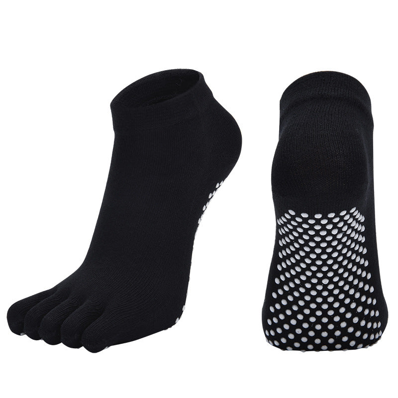【Yoga Socks】G1黑色-女士五指瑜伽普拉提运动袜