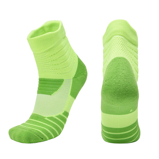 TAZK Men's Basketball Sports Socks D Multicolor