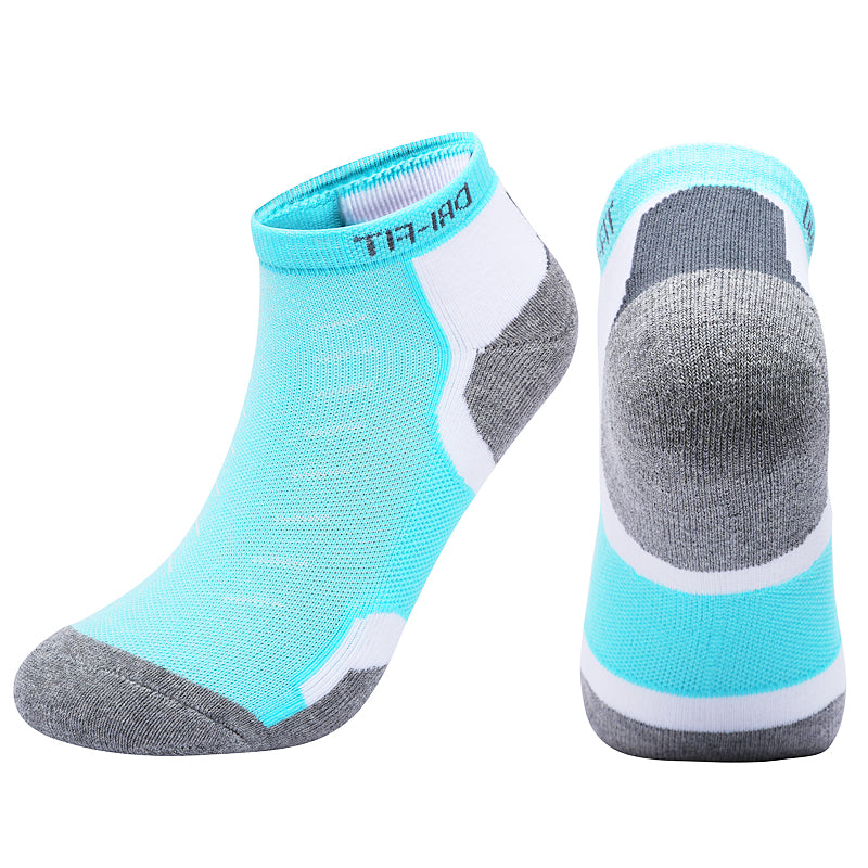 【Athletic Socks】B1绿色-男女通用毛圈短筒休闲健身运动袜