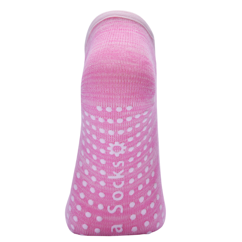 【Yoga Socks】F7粉色-女士段色半趾瑜伽普拉提运动袜