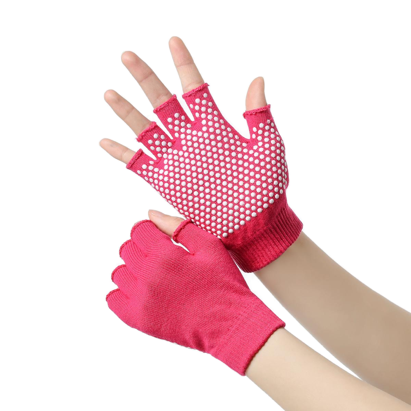 【Sport Gloves】A1玫红-女士半指健身运动手套