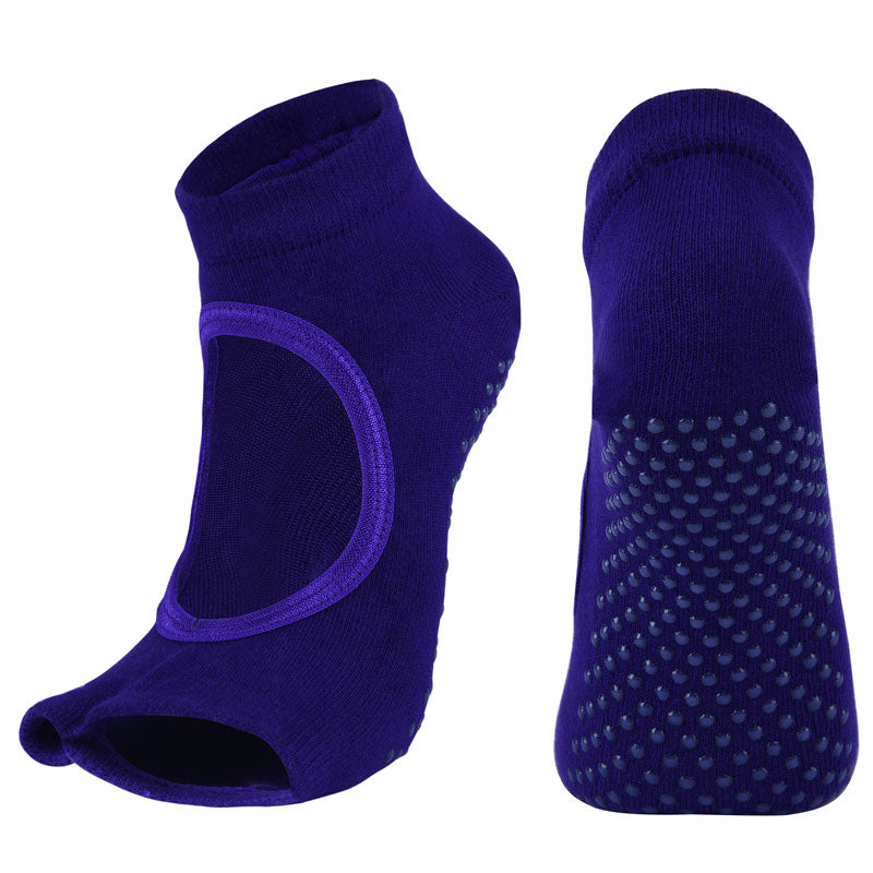 【Yoga Socks】J1紫罗兰-女士二指瑜伽普拉提运动袜