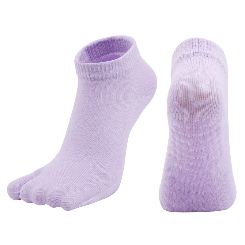 【Yoga Socks】X2浅紫-女士二指瑜伽普拉提运动袜