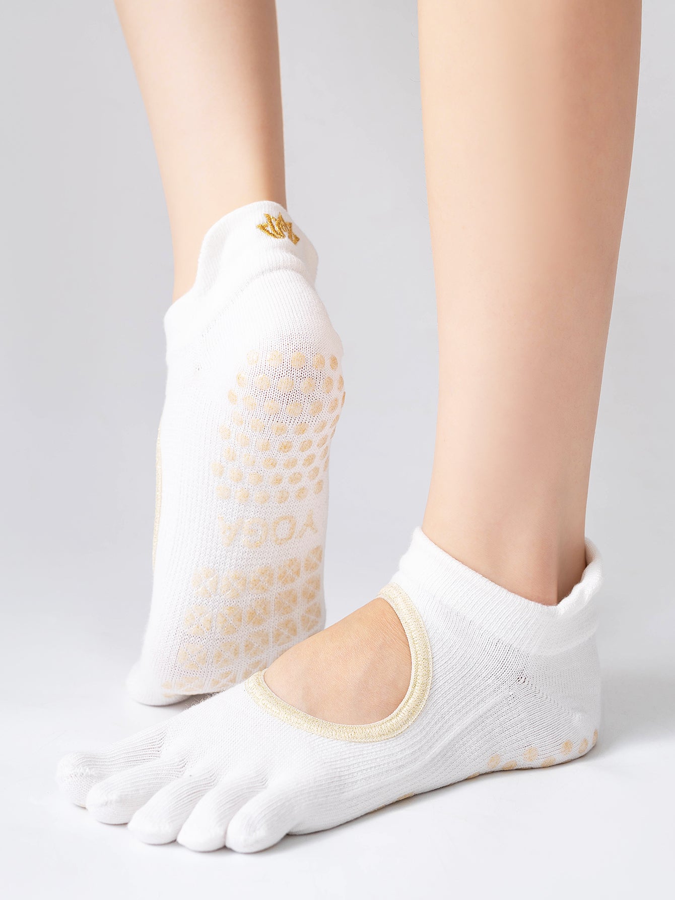 【Yoga Socks】V3白金-女士五指瑜伽普拉提运动袜
