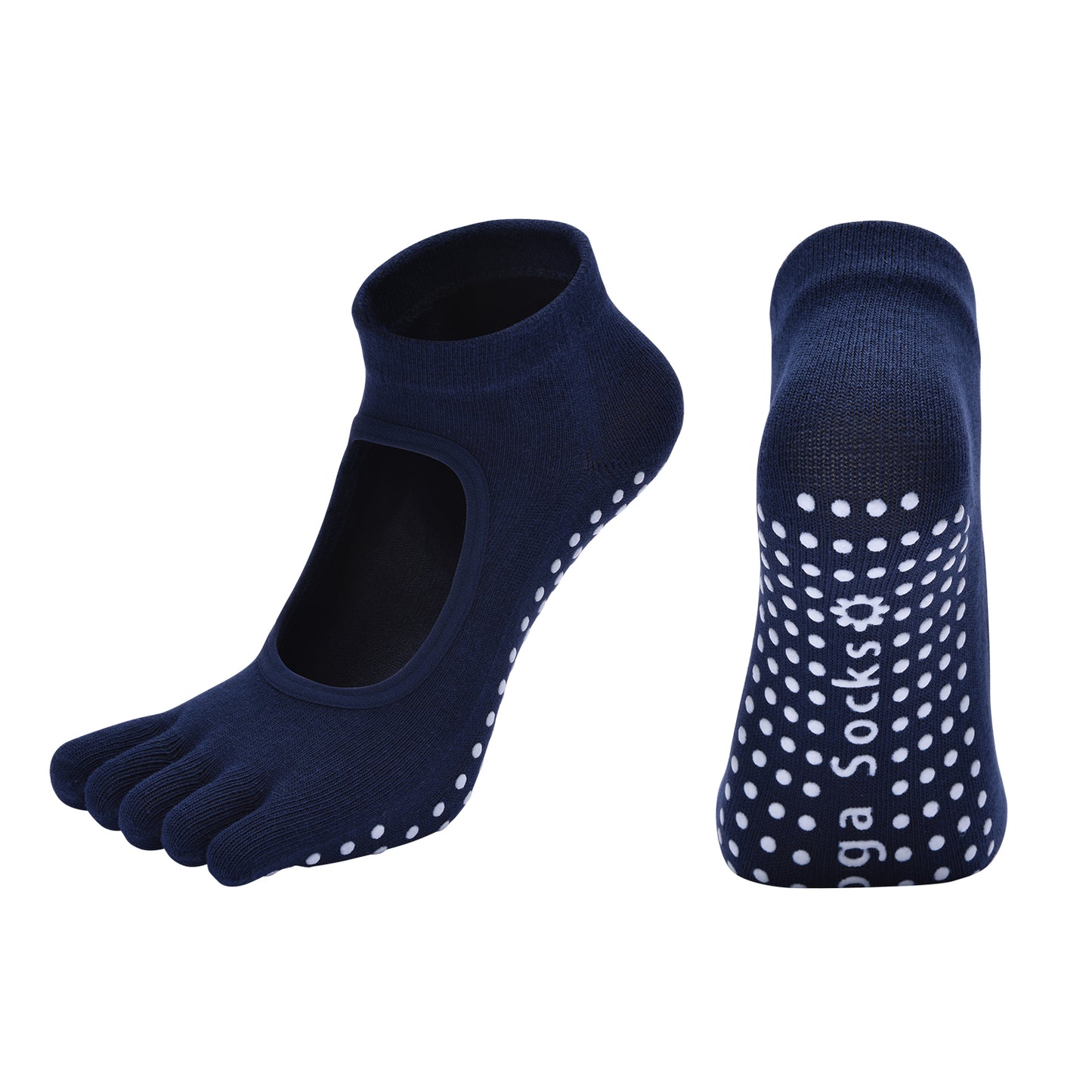 【Yoga Socks】V6藏青-女士五指瑜伽普拉提运动袜