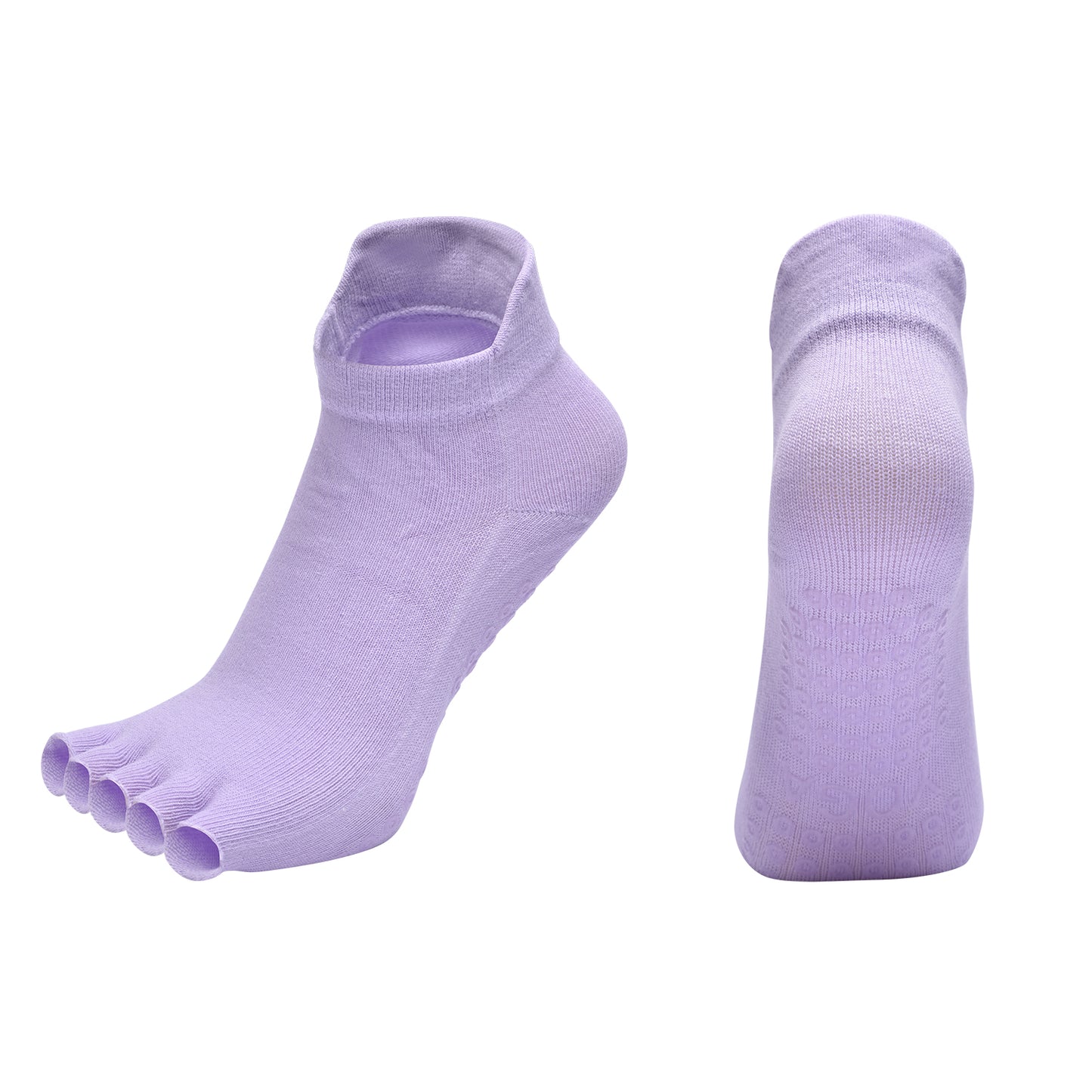 【Yoga Socks】U2浅紫-女士半趾瑜伽普拉提运动袜
