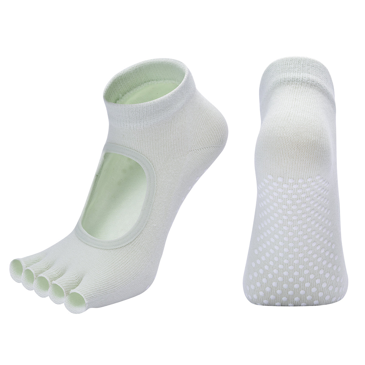 TAZK Women's Half Toe Sports Socks F1 Multicolor
