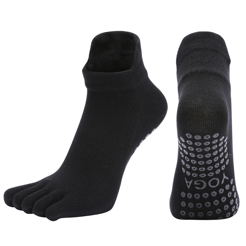 【Yoga Socks】G3黑色-女士五指瑜伽普拉提运动袜