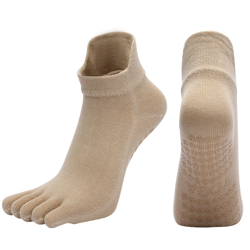 【Yoga Socks】G3米色-女士五指瑜伽普拉提运动袜