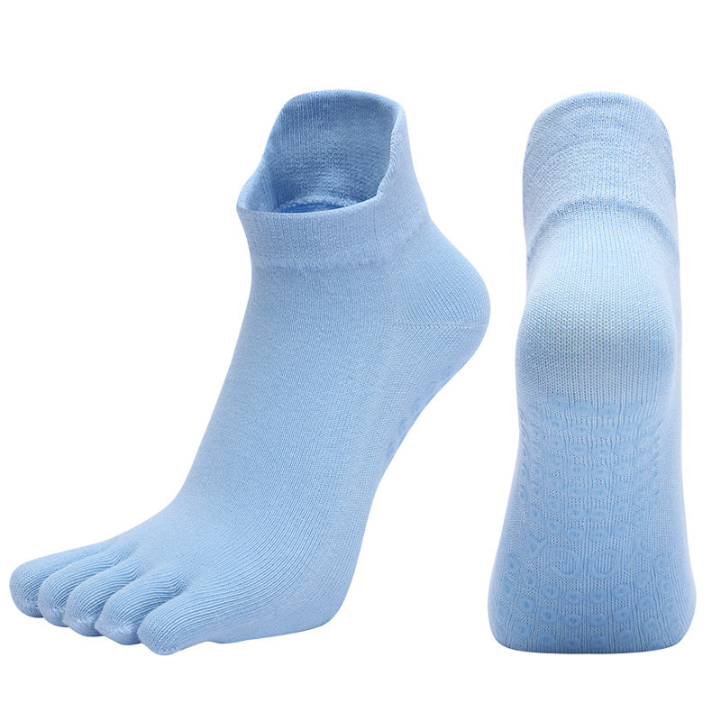 【Yoga Socks】G3浅蓝-女士五指瑜伽普拉提运动袜