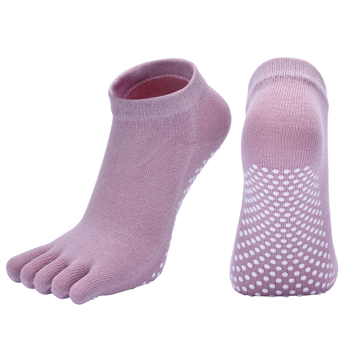 【Yoga Socks】G1浅紫-女士五指瑜伽普拉提运动袜
