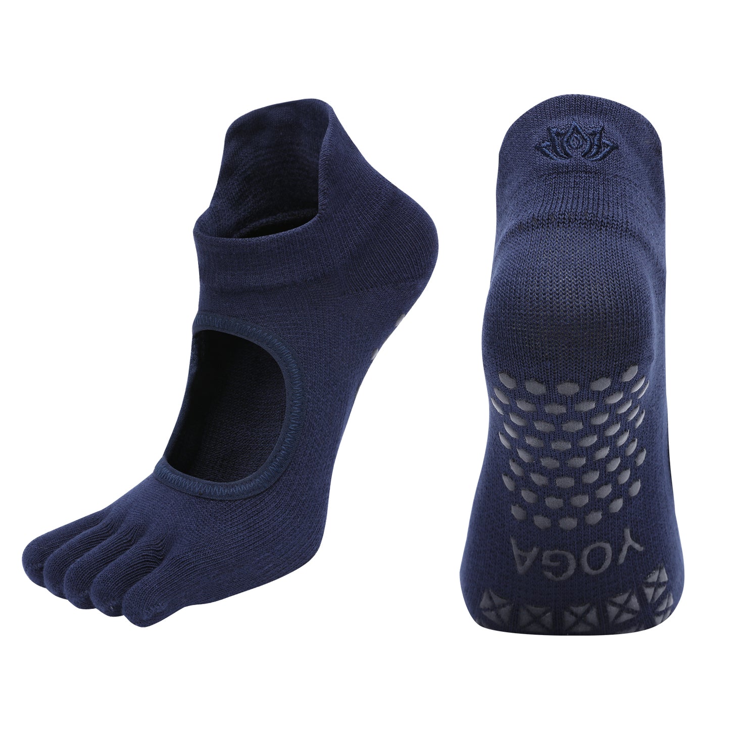 【Yoga Socks】V1藏青-女士五指瑜伽普拉提运动袜