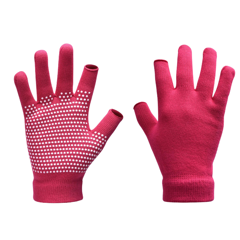 【Sport Gloves】C1玫红-女士二指健身运动手套