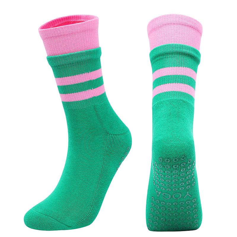 TAZK Women's Terry Sports Socks D10 Red