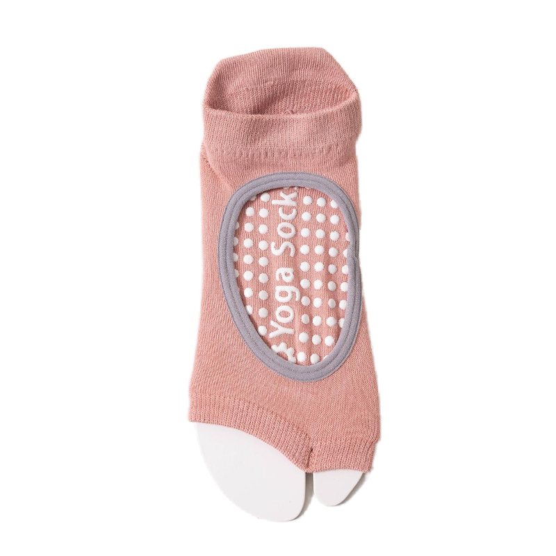 【Yoga Socks】J5粉色-女士二指瑜伽普拉提运动袜