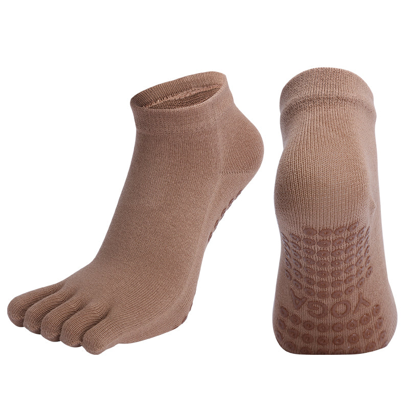 【Yoga Socks】G2米色-女士五指瑜伽普拉提运动袜
